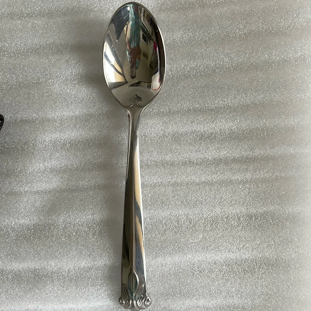 Christian Dior Fleur De Lys Soup Spoon New in Wrapper - Rare Find